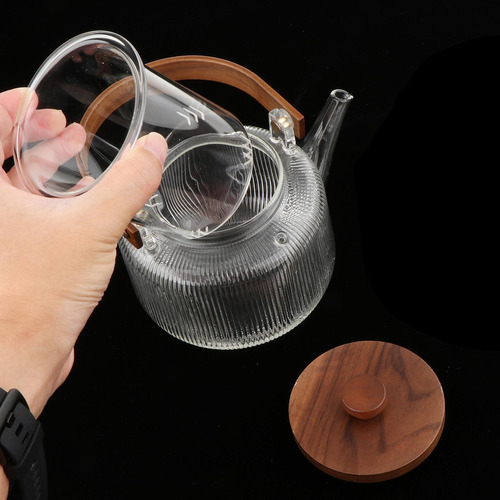 Tetera De Vidrio Para Té, Tetera De Kung Fu De 1000 Ml,