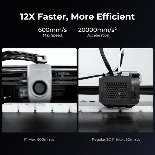Impresora 3d Creality K1 Max Fdm 600 Mm/s Y Cámara Ai
