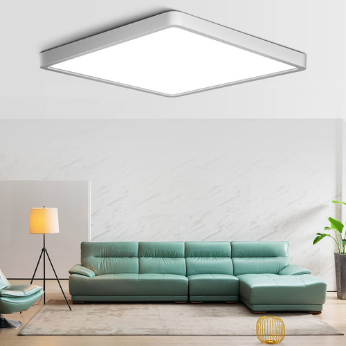 Lmpara De Techo Led Cuadrada De 12 Pulgadas, 24 W, Montaje E