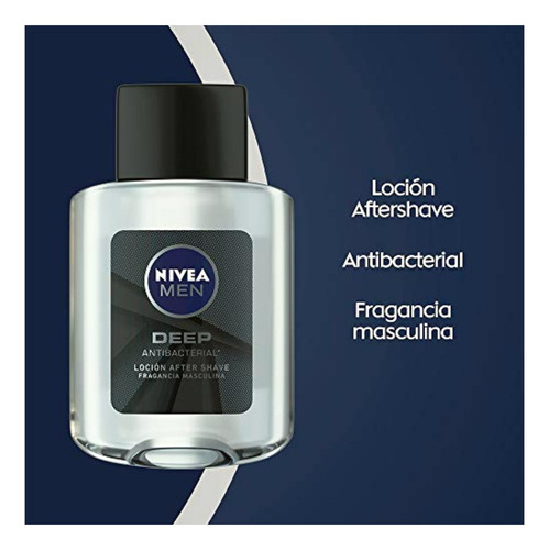 Nivea Men After Shave Loción Después De Afeitar Deep,