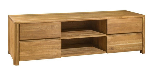 Imagen 2 de 8 de Mueble Tv 100% Madera Maciza De Roble Ref: Maciza06