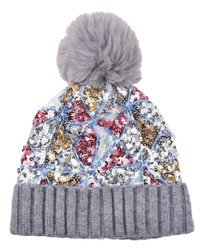 Bolley Joss Gorros De Invierno Para Mujer, Con Lentejuelas .