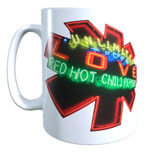 Taza - Tazón Red Hot Chili Peppers, Unlimited Love, Rock 