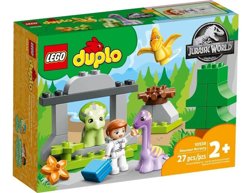 Brinquedo Infantil Lego Duplo Bercario De Dinossauros 10938