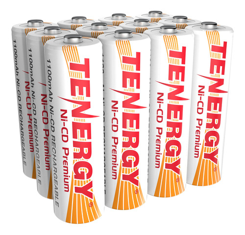 Tenergy Aa Premium Nicd - Bateras Recargables De 1100 Mah 1.