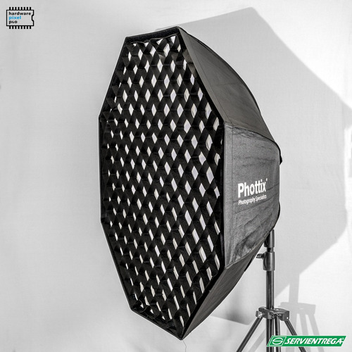 Softbox Octabox 95cm Modificador De Luz Bowens Con Grid 