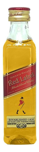 Miniatura Mini Whisky Red Label 50ml 06 Unidades