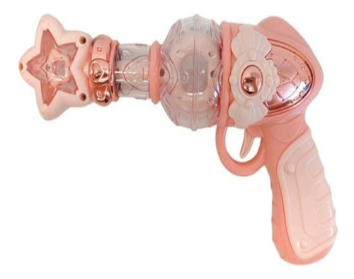 Revolver Espacial Rosa Con Luz Y Sonido 