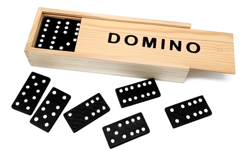 30 Domino De Madera Rústico Económico