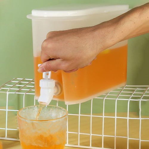Cubo De Agua Fría Con Grifo Para Nevera, Tetera De Frutas