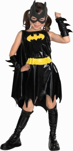 Disfraz De Super Heroes Dc Batgirl Infantil, Pequeno