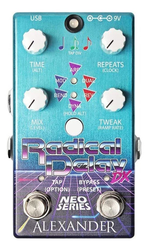 Alexander Pedals Radical Delay Dx