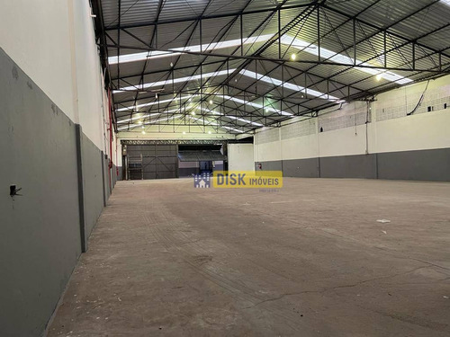 Imagem 7 de 11 de Galpão Para Alugar, 1500 M² Por R$ 25.000/mês - Jordanópolis - São Bernardo Do Campo/sp - Ga0057