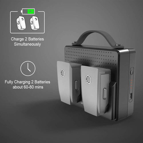 Imagen 3 de 10 de Cargador Para Dji Mavic 2 Pro/mavic 2 Zoom Drone I