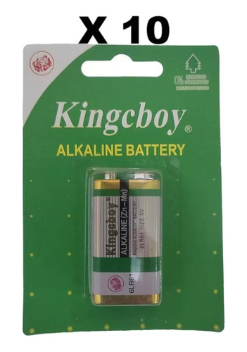 Bateria Pila 9v Kingcboy Caja De 10 Unid Precio De Oferta