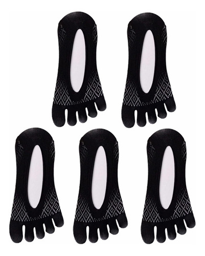 Calcetines Transpirables #5pairs De Cinco Dedos Para Mujer,