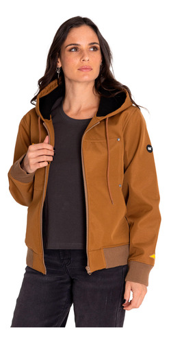 Chaqueta Mujer Bonded Fleece-lined Café Cat