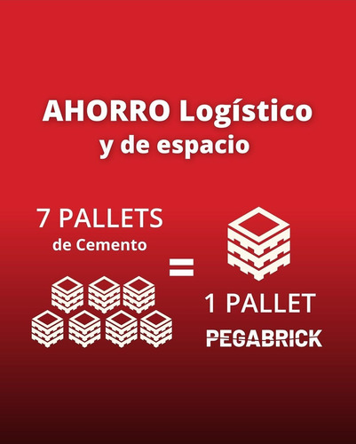 Pegabrick Retak Adhesivo - Caja 3kg X 7 Unidades Blanco