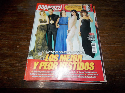 Revista Paparazzi 710 Martin Fierro Mejor Y Peor 19/6/15 