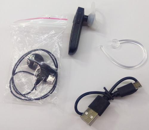 Manos Libres Bluetooth Universal Audifono, Negro 10 Metros