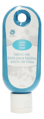 Tinta Para Tela Silhouette De 2oz - - Color De La Tinta Cyan