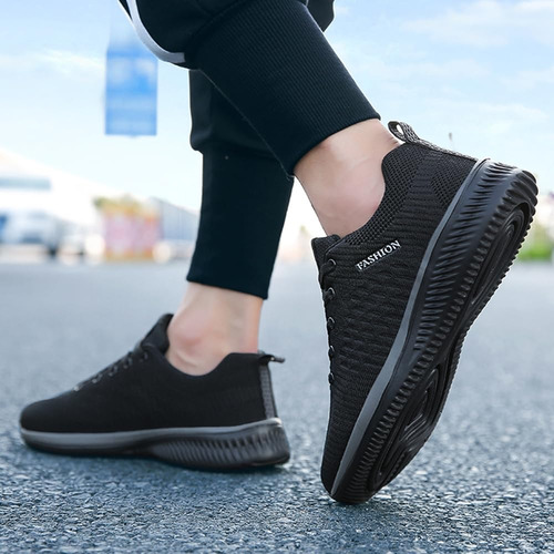 Zapatillas Deportivas De Punto Para Hombre Moda
