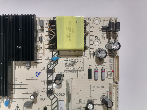Tarjeta Fuente Jvc Si50urf Lyp04390d0 X #1267 (Usado)