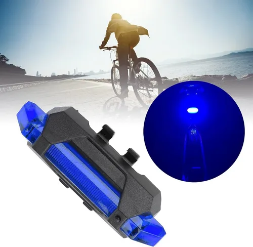 Combo 918 Luz Bicicleta Led Usb Recargable Delantera Trasera