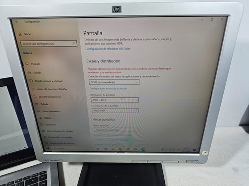 Monitor Hp Compact Le1711 Gris (Usado)