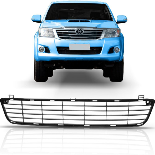 Rejilla Central D Paragolpe Toyota Hilux 2012 2013 2014 2015