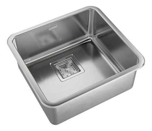 Pileta De Cocina Simple Acero 304 Johnson Quadra Q37 Cr