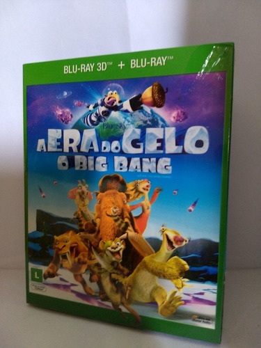 Blu-ray A Era Do Gelo O Big Bang Bd 3d+era Gelo 4 3d