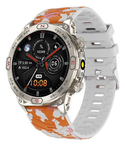 Amoled Smartwatch Hombre Linterna Brújula Contestar Al Llamada Reloj Inteligente Compatible Con Teléfonos Huawei