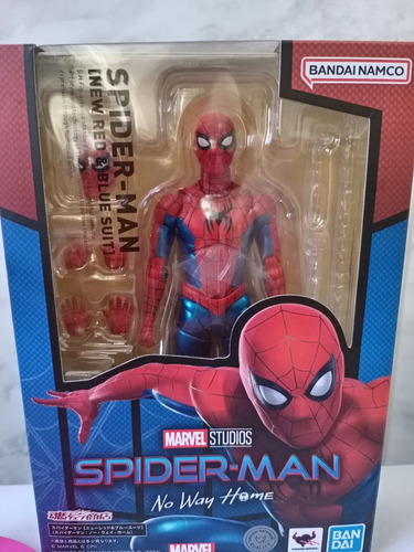 Sh Figuarts Spiderman No Way Home Suit Red Blue 