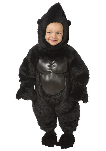 Disfraz Para Niño Gorila Talla Small 4-6 Halloween 