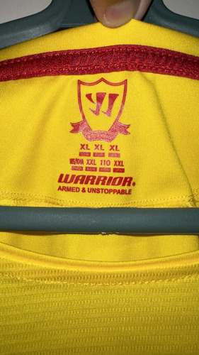 Camiseta Liverpool 2014/15 Steven Gerrard Warrior Suplente (Usado)