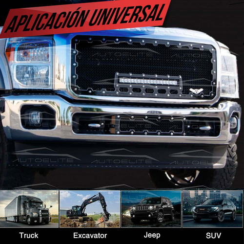 Imagen 6 de 10 de 2 Faros Barra Led Universal Cree Rectangular 6 Led 18w