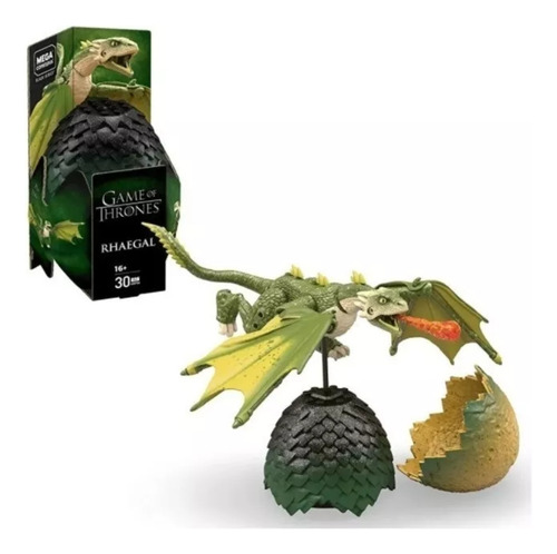 Mega Construx Game Of Thrones Huevo Con Dragón Rhaegal