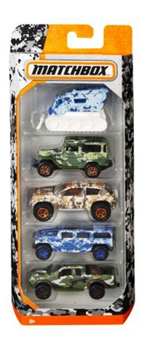 Matchbox Camiones De Camuflaje  Hummer Ford Paquete De 5