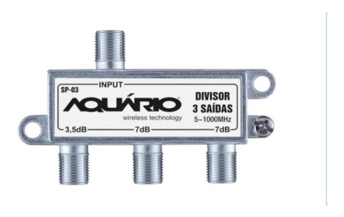 Divisor De Sinal Para Tv Com 3 Saídas, 5-1000mhz (splitter)