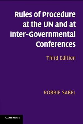 Libro Rules Of Procedure At The Un And At Inter-governmen...