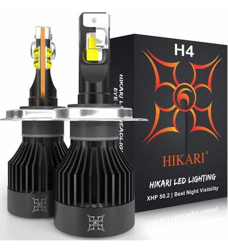 Hikari Visionplus H4/9003 Original, 15000lm Bombillas Led