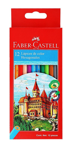 12 Colores Profesionales Lápices Hexagonal Faber Castell