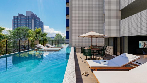 Imagem 13 de 24 de Edíficio Aquarius Com Apartamento De 1 Quarto E Sala Na Ponta Verde - Ap0012