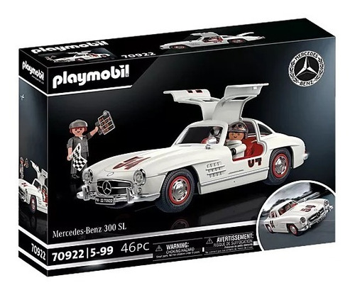 Figura Armable Playmobil Mercedes-benz 300 Sl Con 46 Piezas