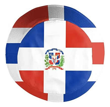 Lindos Sombreros De Cubo Con Bandera De Dominica, Gorra De A