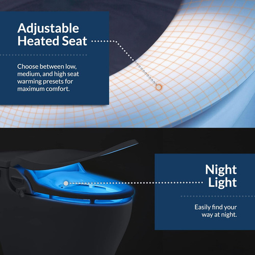 Asiento De Inodoro Inteligente Bio Bidet Slim Two En Blanco
