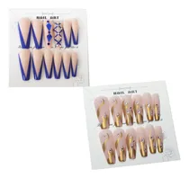 Comprar Kit 2cx Unha Postica Decorada Longa Bailarina Almond Strass