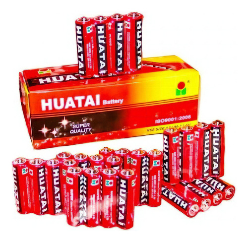 Caja Pack 40 Pilas Aa Doble A Super Battery 1.5v