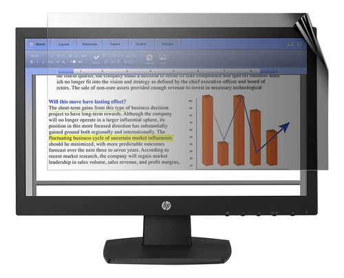 Protector Pantalla Filtro Antiespia 2 Via Para Monitor Hp